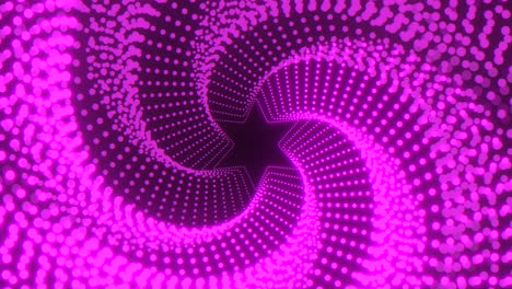 Swirling-spiral-pattern-white-dots-on-purple-background