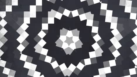 Kreisförmiges-Geometrisches-Schwarz-Weiß-Muster-Mit-Kleinen-Quadraten