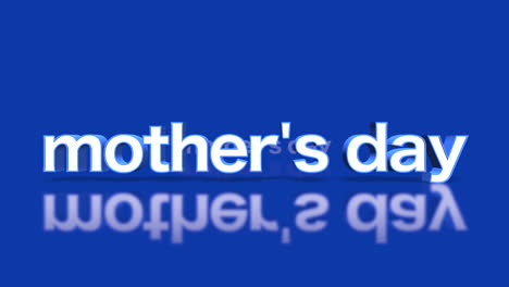 Stylish-floating-Mothers-Day-text-on-blue-background