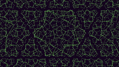 Modernes-Abstraktes-Schwarz-grünes-Muster-Mit-Gezackten-Formen-Und-Sich-Wiederholenden-Linien
