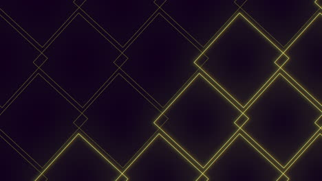 Schwarzes-Und-Gelbes-Geometrisches-Muster-Auf-Dunklem-Hintergrund
