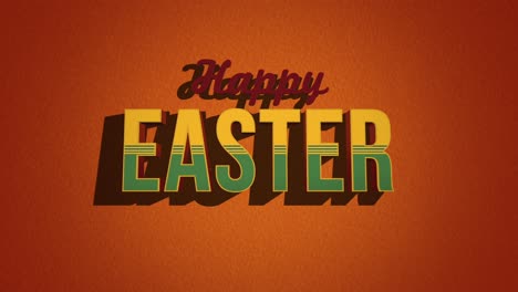 Happy-Easter-lettering-on-a-distressed,-vintage-style-background