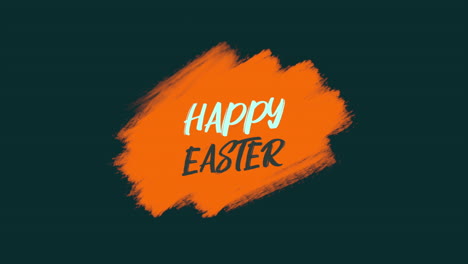 Vibrant-easter-themed-brush-stroke-featuring-happy-easter-on-black-background