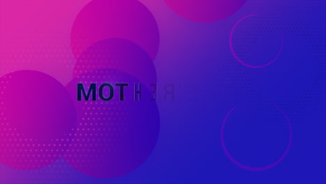 Muttertagsfeier-Lebendigen-Farbverlauf-Mit-Kreismuster-Und-Fett