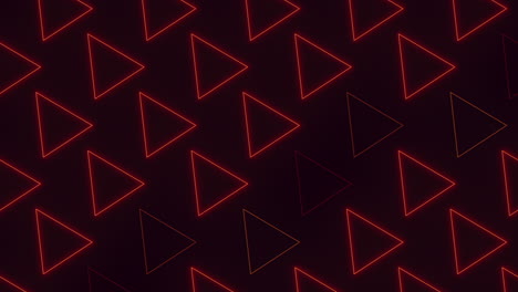 Triángulos-Rojos-En-Zigzag-Sobre-Un-Fondo-Negro.