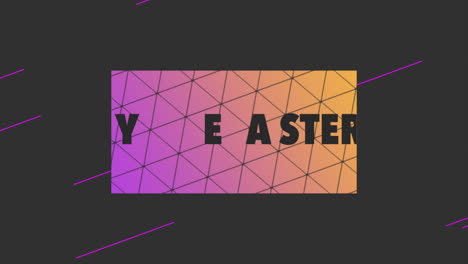 Happy-Easter-minimalistic-geometric-design-in-purple,-orange,-and-black