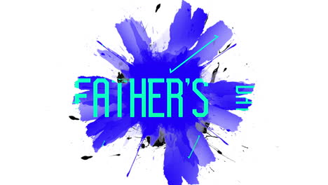 Feiern-Sie-Den-Vatertag-Mit-Einem-Kräftigen-Blauen-Splatter-Effekt