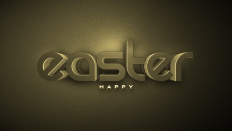 Feiern-Sie-Ostern-Mit-Einem-Stilvollen,-Glänzenden-Happy-Easter-Design