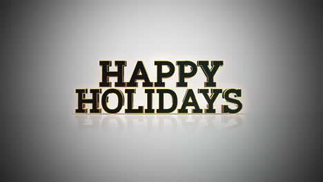 Stylish-Happy-Holidays-sign-with-golden-outline-perfectly-designed-greeting-for-the-holiday-season