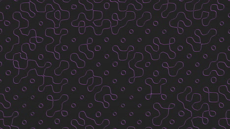 Líneas-Onduladas-Abstractas-En-Negro-Y-Morado-Con-Patrón-En-Zigzag