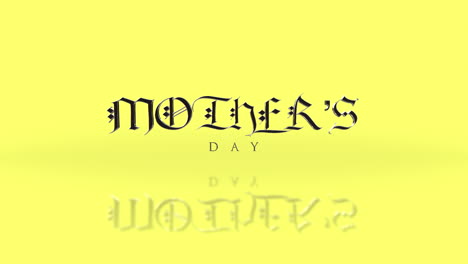 Modernes,-Klares-Muttertagsdesign-Auf-Gelbem-Hintergrund