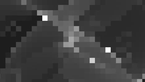 Pixeliges-Weißes-Und-Schwarzes-Muster-Aus-Quadraten-Und-Rechtecken-In-Einem-Raster