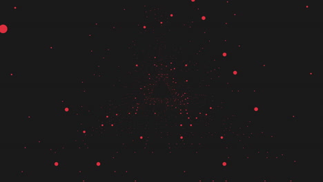 Auffälliges-Rotes-Punktmuster,-Abstraktes-Und-Mysteriöses-Design
