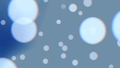 Abstrakte-Blau-weiße,-Verschwommene-Textur-Mit-Verstreuten-Punkten