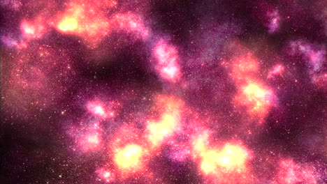 Vibrante-Primer-Plano-De-Una-Nebulosa-De-Gas-Y-Polvo-Con-Estrellas