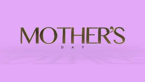 Elegante-Saludo-Del-Día-De-La-Madre-Sobre-Fondo-Púrpura-Brillante