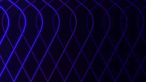 Mesmerizing-zigzag-glowing-blue-lines-on-a-black-background