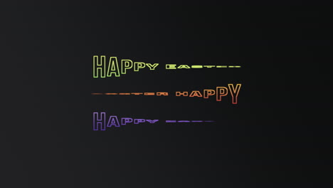Vibrant-words-Happy-Easter-in-various-colors-on-black
