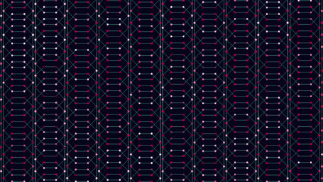 Cuadrícula-Contemporánea-Líneas-Negras-Y-Azules-En-Patrón-Geométrico