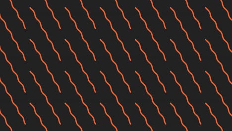 Dynamic-black-and-orange-striped-pattern-on-dark-background