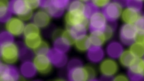 Verträumte-Kreise,-Violette-Und-Grüne-Punkte-In-Einem-Sanften-Muster