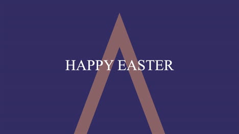 Happy-Easter-on-vibrant-blue-background-adorned-with-triangle