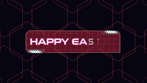 Modern-black-and-red-geometric-pattern-with-Happy-Easter-text