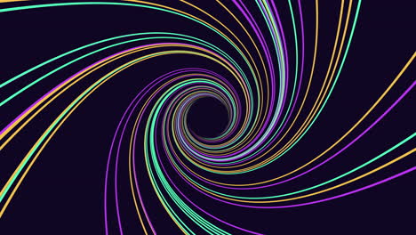Fesselnde-Spiralförmige-Dynamische-Und-Farbenfrohe-Linien-In-Einem-Faszinierenden-Kreisförmigen-Muster