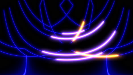 Vibrant,-abstract-design-glowing-lines-and-shapes-in-blue-and-yellow