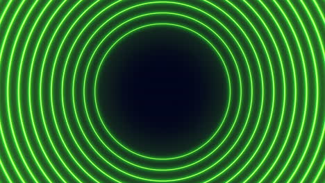 Smaragdgrüne-Zirkularität,-Futuristisches-Grünes-Linienmuster-Für-Science-Fiction-Designs