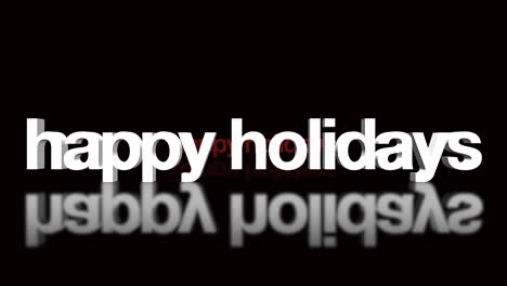 Shiny-3d-Happy-Holidays-letters-in-red-on-black-background
