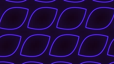 Vibrant-neon-circle-pattern-in-blue-and-purple