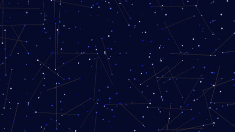 Blue-constellation-of-connecting-stars-illuminates-the-night-sky