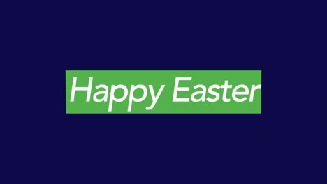 Happy-Easter-in-green-letters-on-blue-square