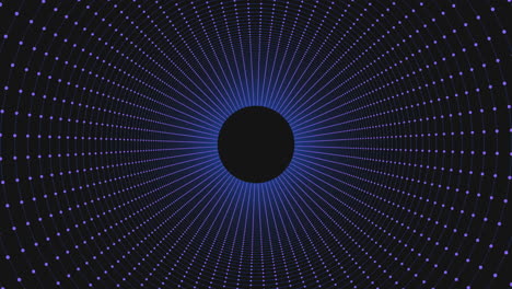 Patrón-Dinámico-Negro-Y-Azul-Con-Círculos-Y-Líneas