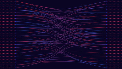 Dynamisches-Zickzack-Muster-Aus-Roten-Und-Blauen-Linien-Auf-Dunklem-Hintergrund