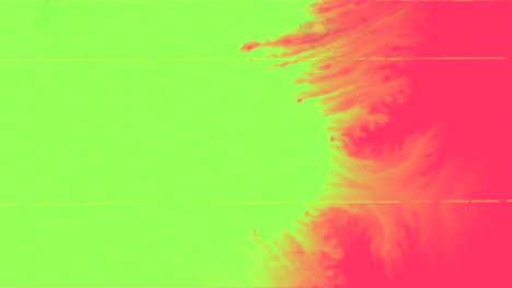 Lebendige-Energie-Abstrakte-Malerei-Mit-Kräftigen-Pinselstrichen-In-Rot,-Grün-Und-Gelb