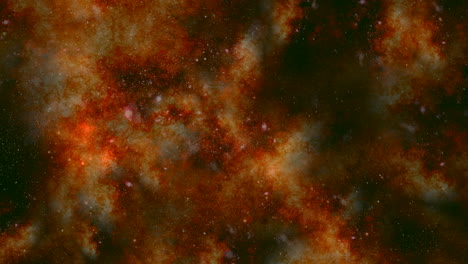 Nube-Cósmica-Brillante,-Una-Nebulosa-Vívida-En-El-Espacio.