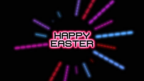 Vibrant-neon-Easter-greeting-in-circular-pattern