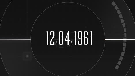 12.04.1961-Text-Mit-HUD-Kreisen-Auf-Digitalem-Bildschirm