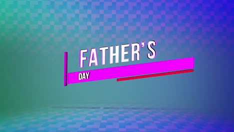Colorful-Fathers-Day-design-with-playful-checkered-pattern