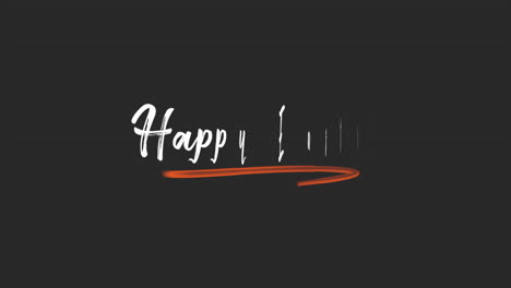 Happy-Easter-vibrant-logo-with-stylized-font-and-orange-black-color-scheme