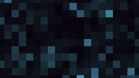Cautivador-Patrón-Pixelado-En-Negro-Y-Azul