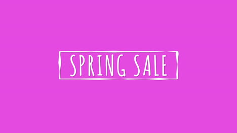 Spring-Sale-handwritten-style-letters-on-pink-banner-with-white-border