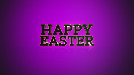 Vibrant-easter-greetings-Happy-Easter-in-stylish-yellow-letters-on-purple-background