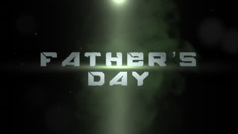 Fathers-Day-bright-green-glowing-text-on-dark-background