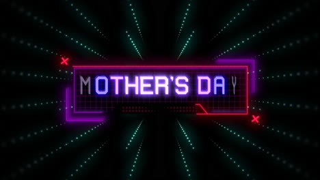 Vibrant-neon-sign-celebrating-Mothers-Day-in-1980s-style