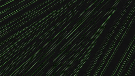 Líneas-Dinámicas-De-Luz-Verde-Sobre-Un-Fondo-Oscuro