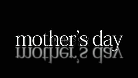 Celebrating-Mothers-Day-reflections-of-love-in-white-letters-on-black-background