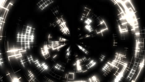 Monochrome-Spirale-Mit-Komplizierten-Kreisförmigen-Linien